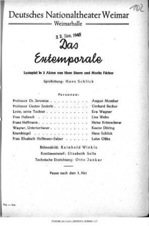 Das Extemporale