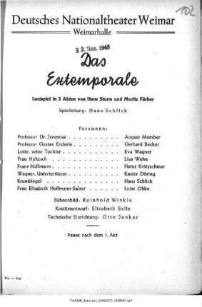 Das Extemporale