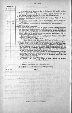 Übersicht der in der Sitzung am 31. Oktober 1906 gefaßten Beschlüsse usw. No. 19.(427-452), 31. Oktober 1906