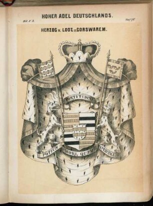 Taf. 75. Herzog v. Looz u. Corswarem.