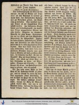 Unruhen zu Paris den 5ten und 6ten Juny letzthin.