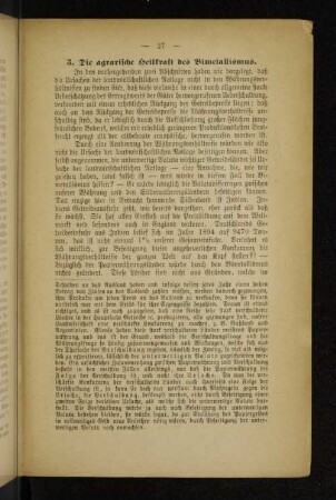 3. Die agrarische Heilkraft des Bimetallismus.