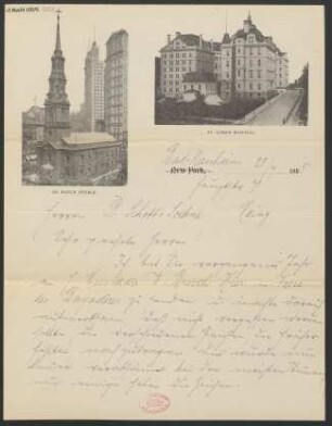 Brief an B. Schott's Söhne : 23.07.1905