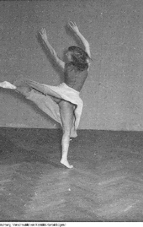 Dresden, Palucca Schule Dresden, Trainingsarbeit mit Kindern, 1950-1952
