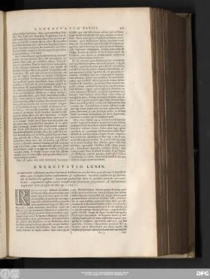 Exercitatio LXXIX.