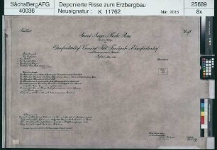 Ehrenfriedersdorf Vereinigt Feld Fundgrube bei Ehrenfriedersdorf, auf den Zwitterzügen gelegene Grubenbaue