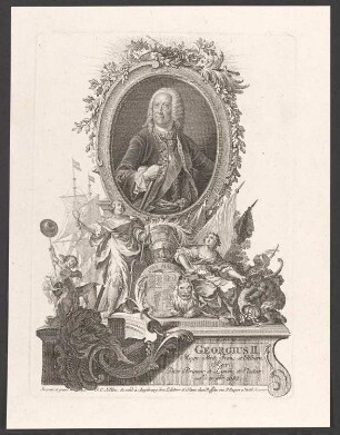 Porträt Georg II., König von Großbritannien (1683-1760)