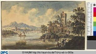 Berglandschaft mit See