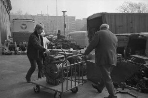 Fernsehübertragung der Jubiläums-Prunksitzung der. Karnevalsgesellschaft "Badenia" durch den Süddeutschen Rundfunk aus der Stadthalle Karlsruhe