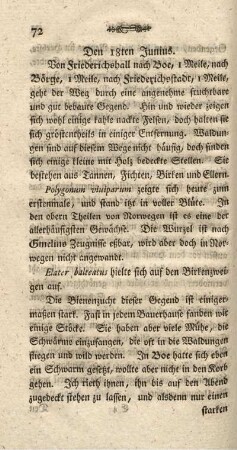 Den 18ten Junius
