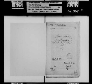 Jubiläums-Bulle des Bistumsverwesers zu Konstanz Ignaz Freiherr von Wessenberg