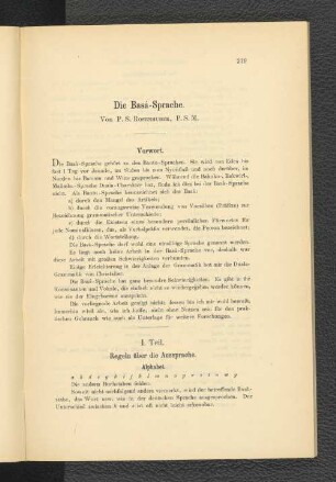 Die Basa-Sprache.
