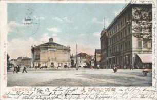Leipzig: Rossplatz mit Panorama