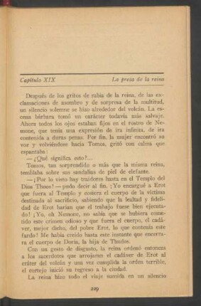 Capítulo XIX - La presa de la reina
