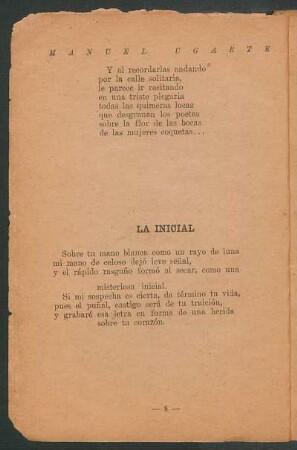 La inicial