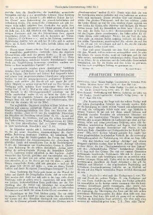 62-63 [Rezension] Schieder, Julius, Unsere Predigt