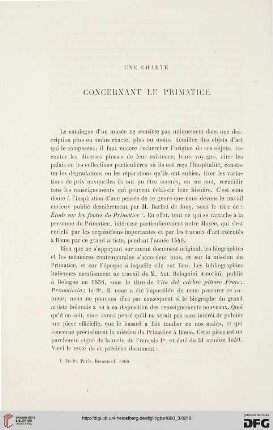 7: Une charte concernant Le Primatice