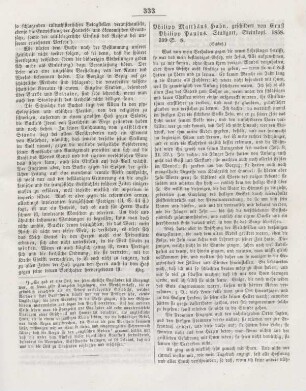 333-335 "Philipp Matthäus Hahn" von Ernst Philipp Paulus : Schluß