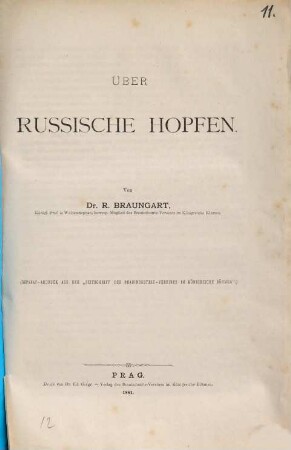 Über russische Hopfen