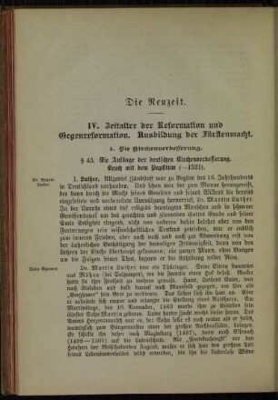 A. Die Kirchenverbesserung