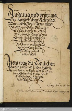 1r-101v: Nürnberger Chronik (bis 1443, unvollständig)
