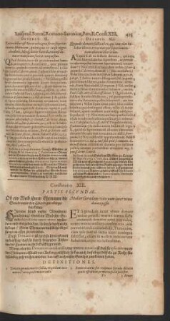 Constitutio XIII.