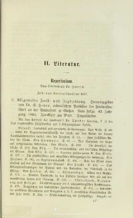 II.1. Repertorium