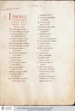Evangelium nach Matthaeus