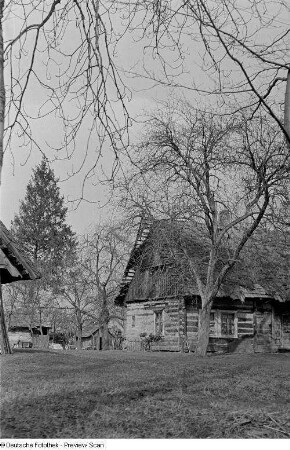 Ansicht eines Gehöfts im Spreewald