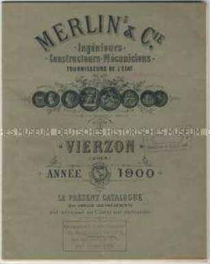 Dampfantriebsmaschinen, Dreschmaschinen und Pumpen von der Firma Merlin und Cie aus Frankreich
