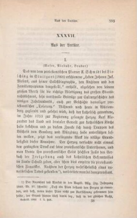 593-604 Aus der Lectüre : I.