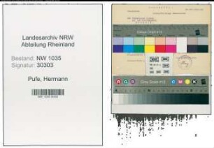 Entnazifizierung Hermann Pufe , geb. 02.03.1903 ()