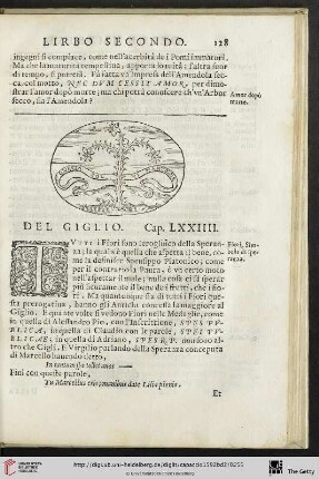 Cap. LXXIIII. Del Giglio