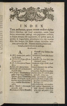A1r-S7r, Index