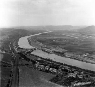 Staustufe Trier/Mosel im Bau