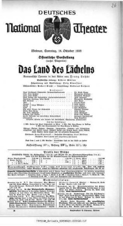 Das Land des Lächelns