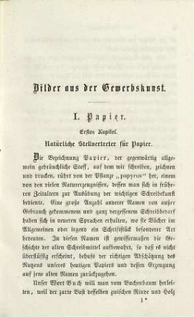 Bilder aus der Gewerbs-Kunst : für Handels- und Gewerbsschulen. 1, Papier