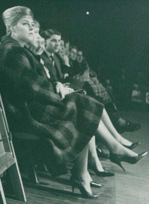 Deutschlandhalle. Zuhörer beim Jazz 23. November 1960