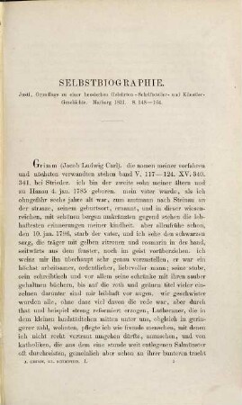 Kleinere Schriften, 1. Reden und Abhandlungen