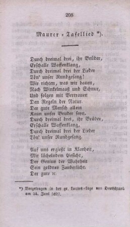 Maurer-Tafellied.