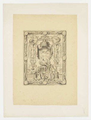 Venus, aus: Jacques Thuret, „Oeuvre de Jean Bérain“, Paris 1711