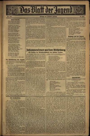 Zweite Ausgabe vom Mittwoch, den 29. Juni 1932.