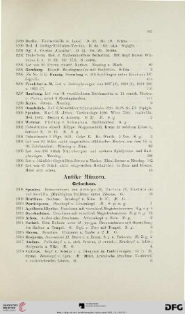 Antike Münzen (Nr. 3308-3492)