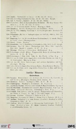 Antike Münzen (Nr. 3308-3492)