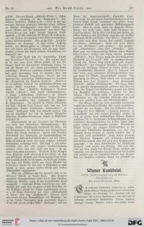 7: Wiener Kunstbrief : XXIX. Jahresausstellung im Wiener Künstlerhaus