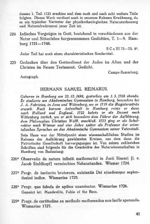 Hermann Samuel Reimarus.