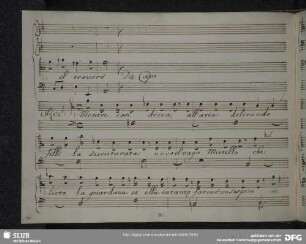 Recitativo: Mentre così dicea all'aria delirando