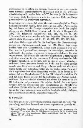 f) Vorstrafen