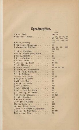 Sprechregister.