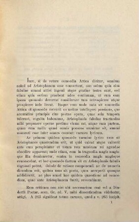 De Aristophanis carminibus lyricis